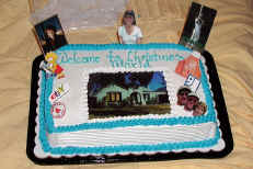 Kevin's cake for Christine's party